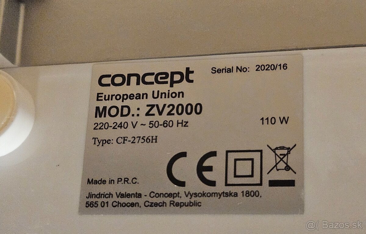 Zvlhcovac vzduchu Concept ZV2000 - 2