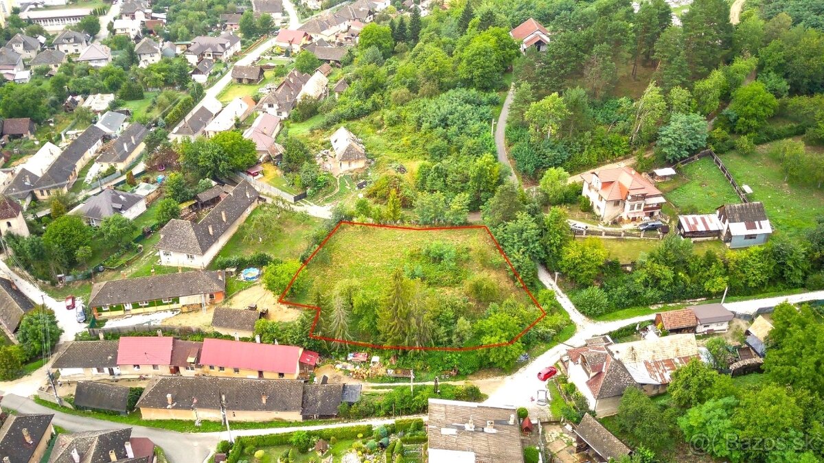 Gemerská Poloma - 1.701 m2 POZEMOK NA RD - 10 minút od RV - 2