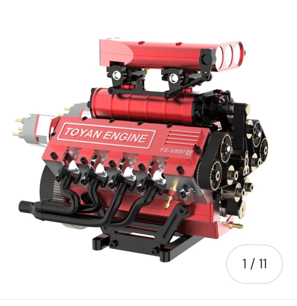 Toyan V8 FS-V800 – modelársky motor - 2