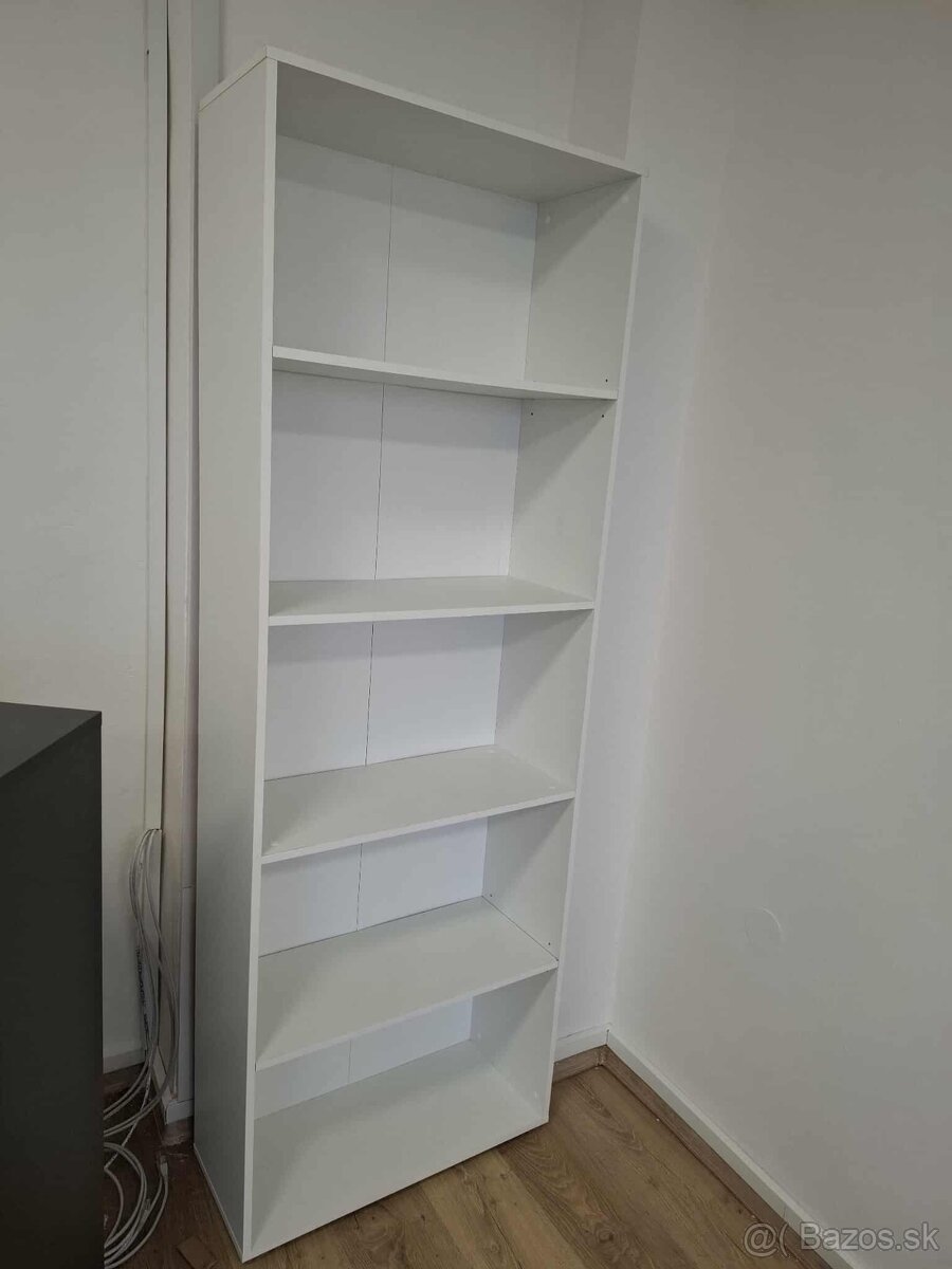 Vysoky biely policovy regal - 2