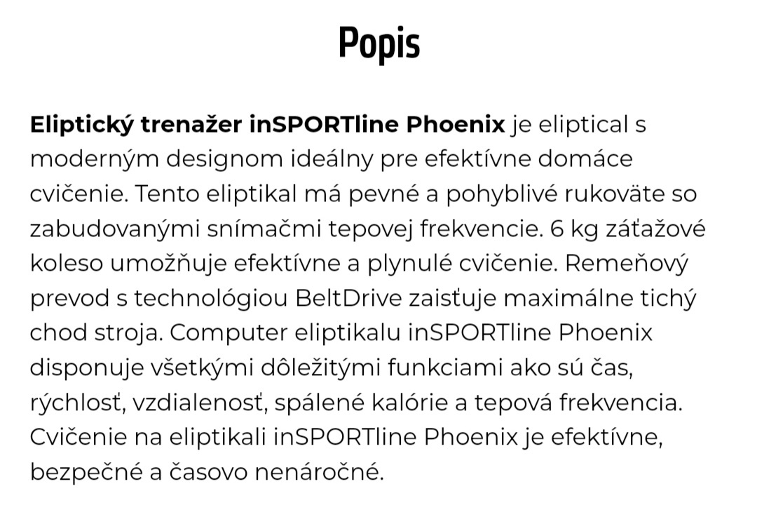 Eliptický trenažér - 2