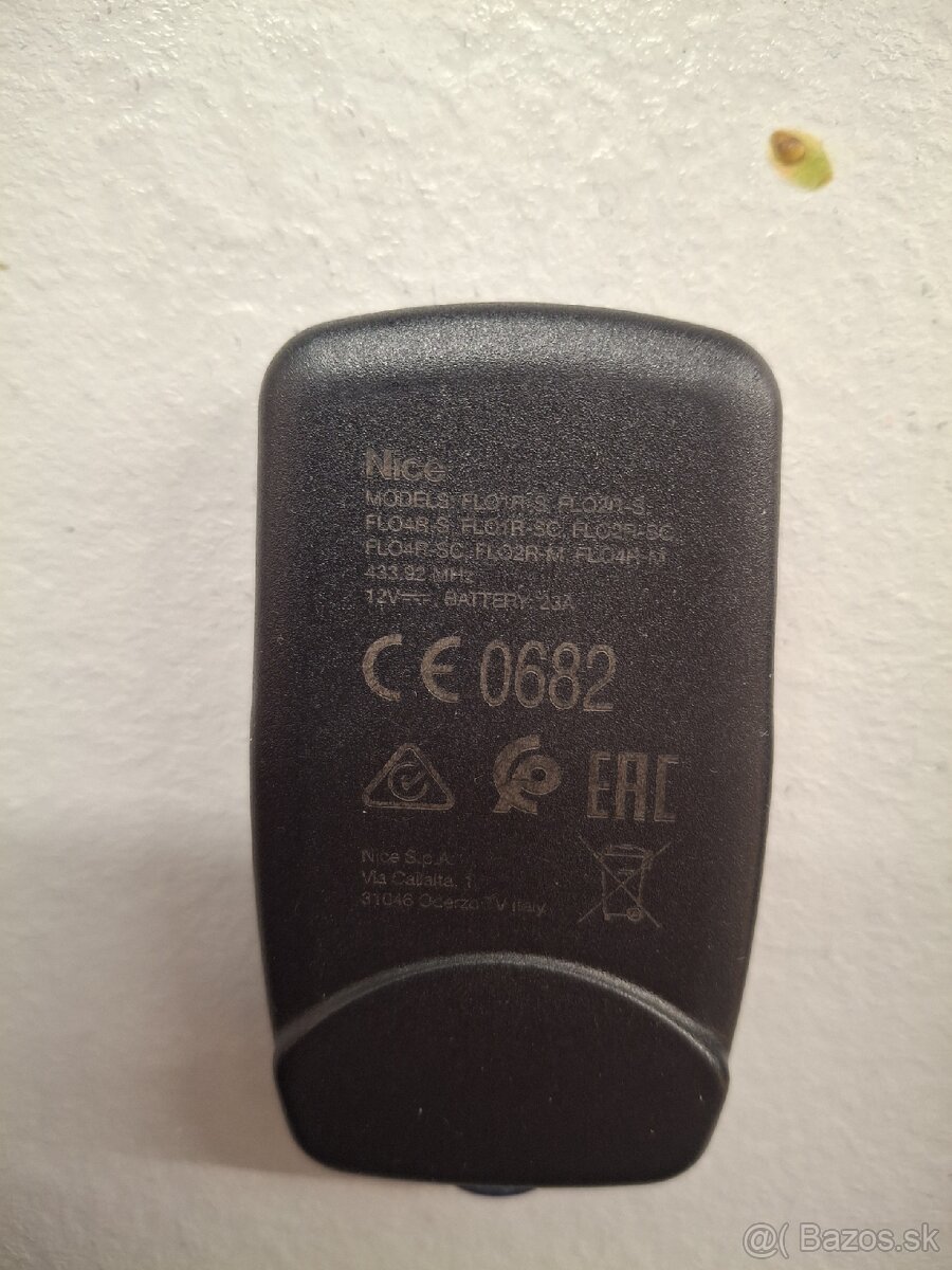 Ovládač ku bránám Nice - 2