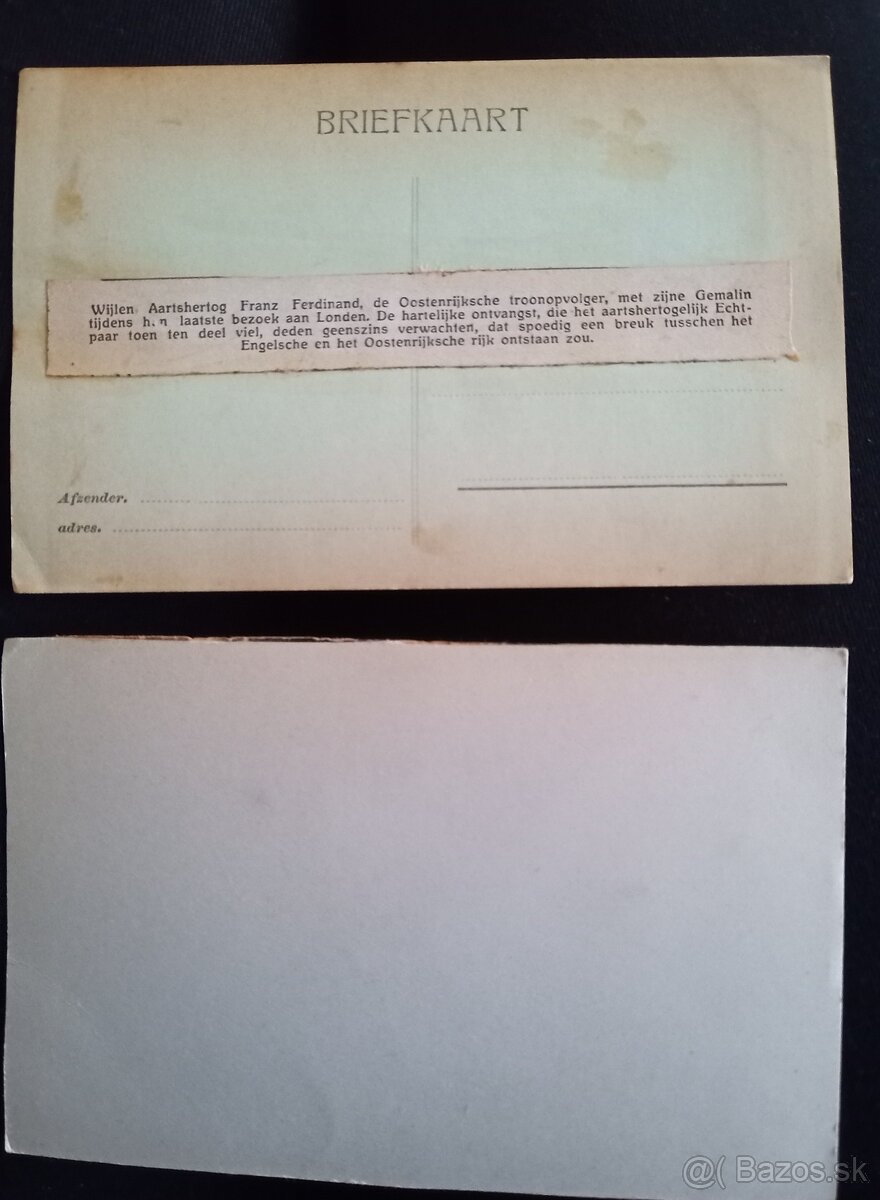 Staré vystrižky z novín_ František Ferdinand - 2