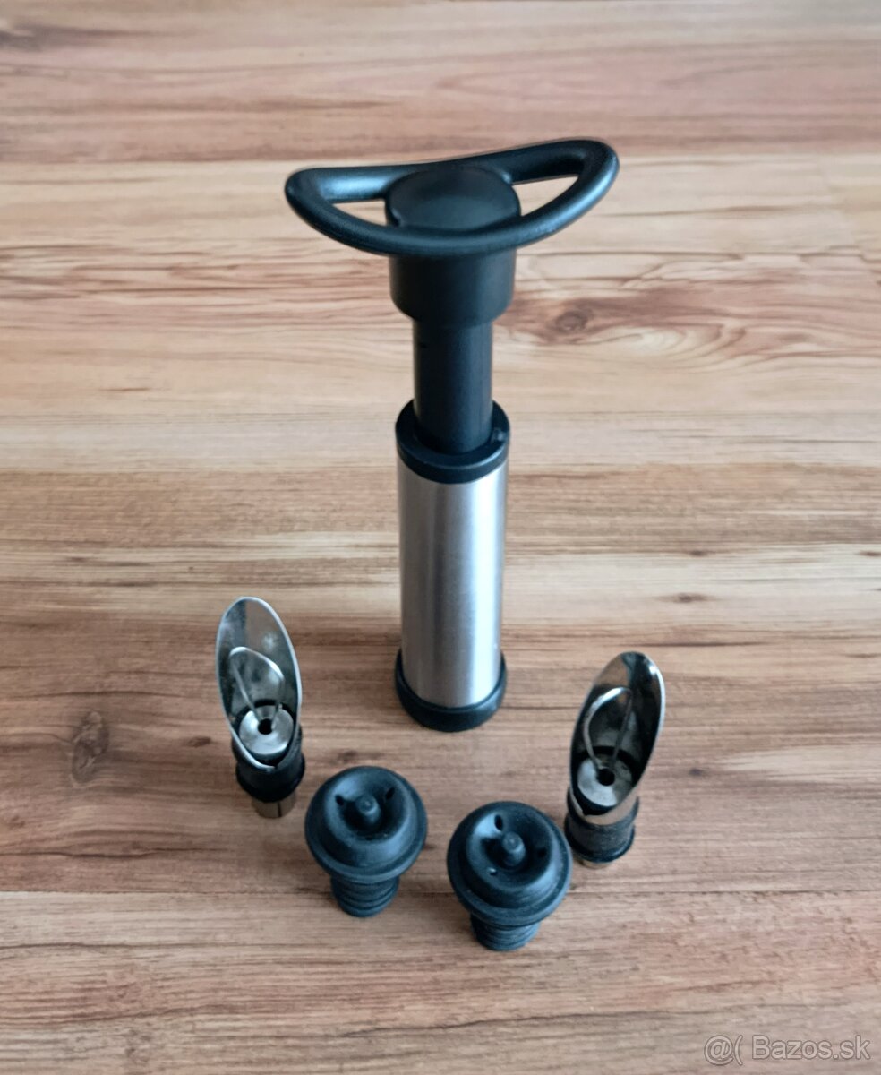 Zátky na fľašu + vákuová pumpa - 2