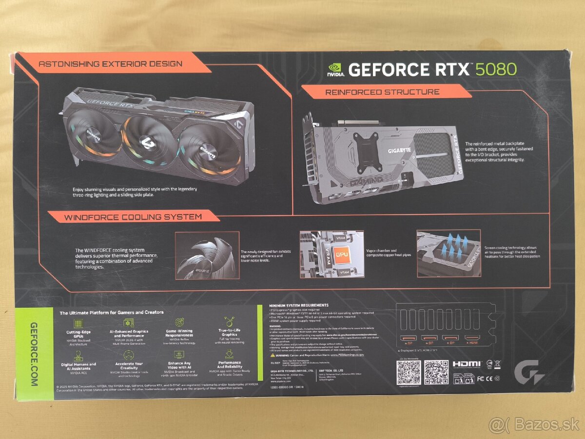 GIGABYTE GeForce RTX 5080 GAMING OC 16G - 2