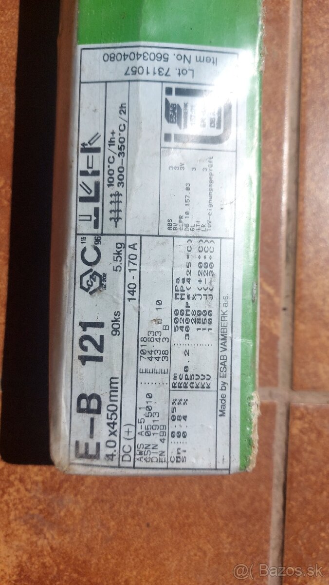 Zváracie elektrody značky ESAB - 2