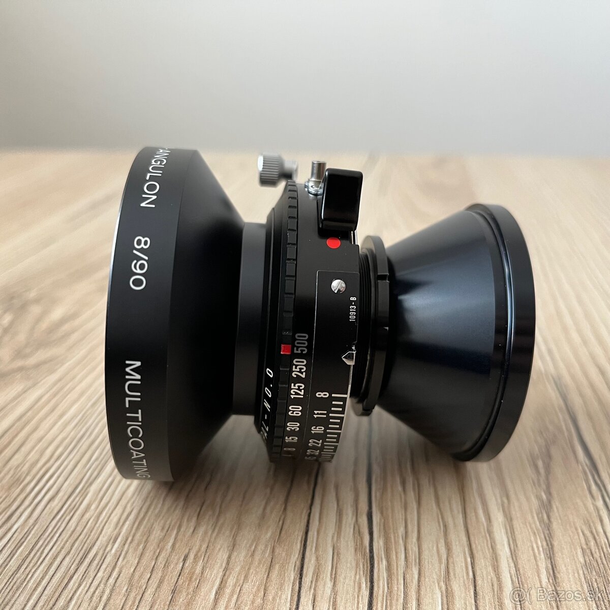 Veľkoformátový 4x5 Schneider objektív 90mm f8 Copal 0 - 2