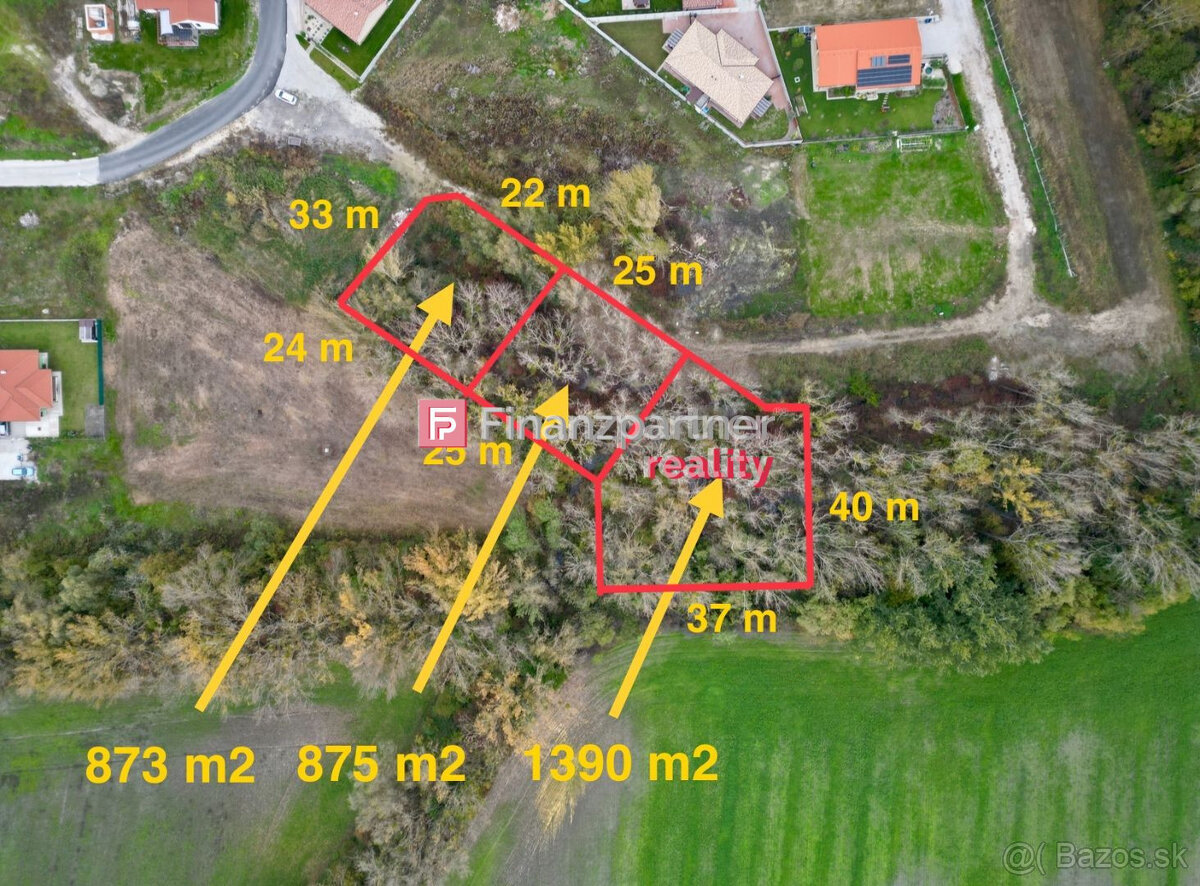 Na predj 3x stavebné pozemky v tichej lokalite - 2