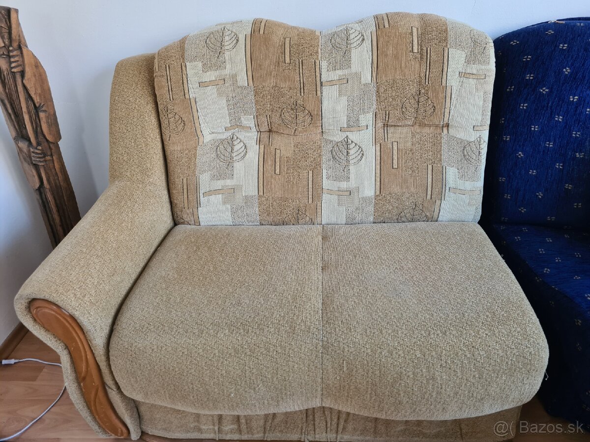 Sedačka rohova 3+2+1+1 s uloznym priestorom a rozkladacia - 2