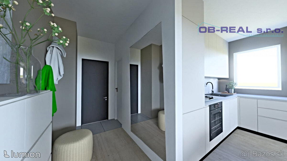 Predaj kompletne rekonštr. 2izb bytu 62m2 na zvýš. prízemí - 2