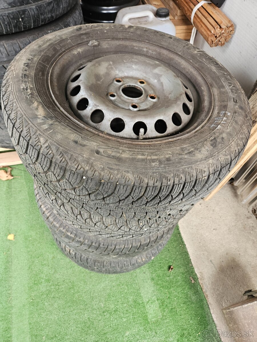 Zimné pneu 196/65R15 disky 5x112 - 2