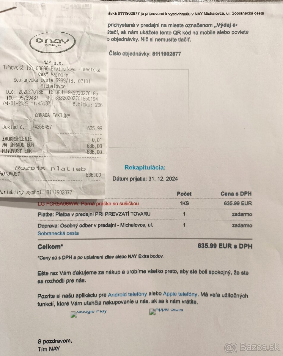 Práčka so sušičkou LG FCR5A06WW biela - 2