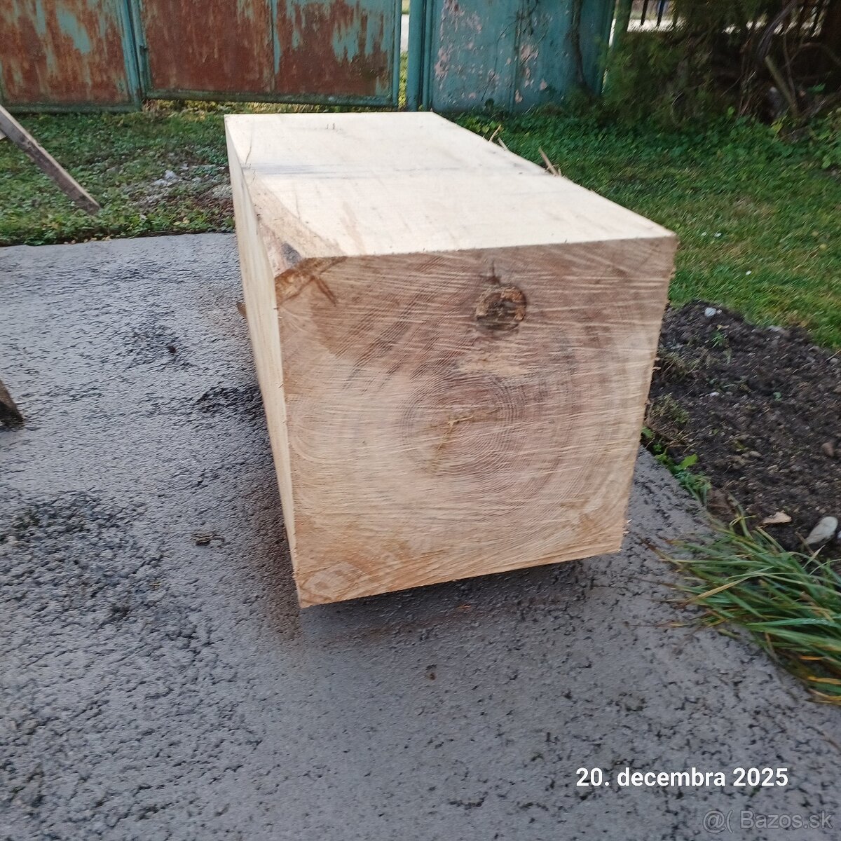 Dubový hranol 40x40cm - 2