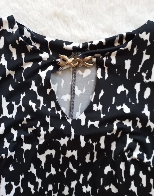 Čierno-biele šaty - NOVÉ - 2