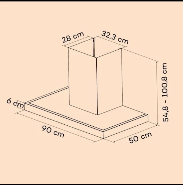 Digestor Klaristen Alinea 90cm - 2