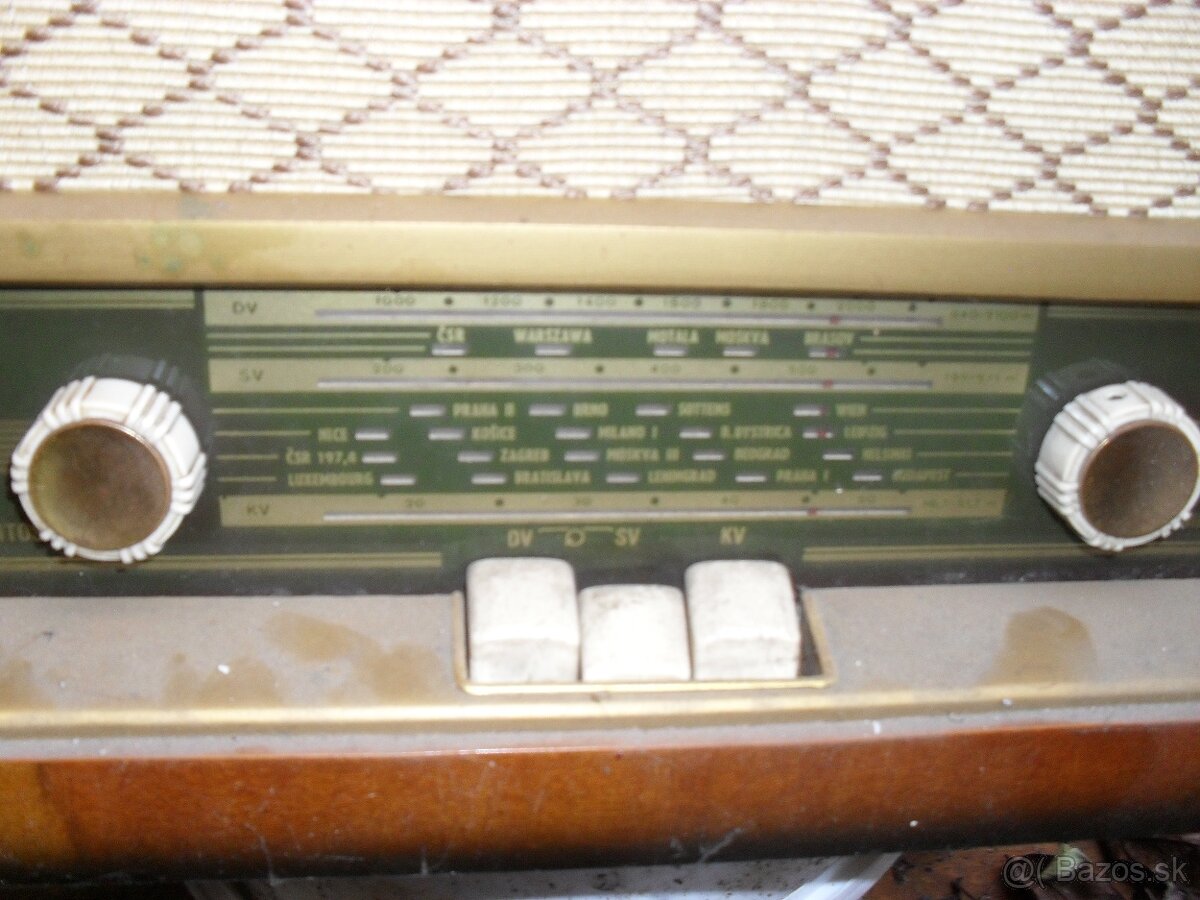 Staré rádio Tesla 2ks - 2