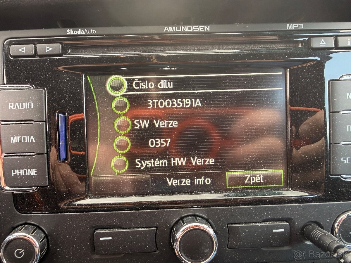 Škoda radio amundsen rns310 - 2
