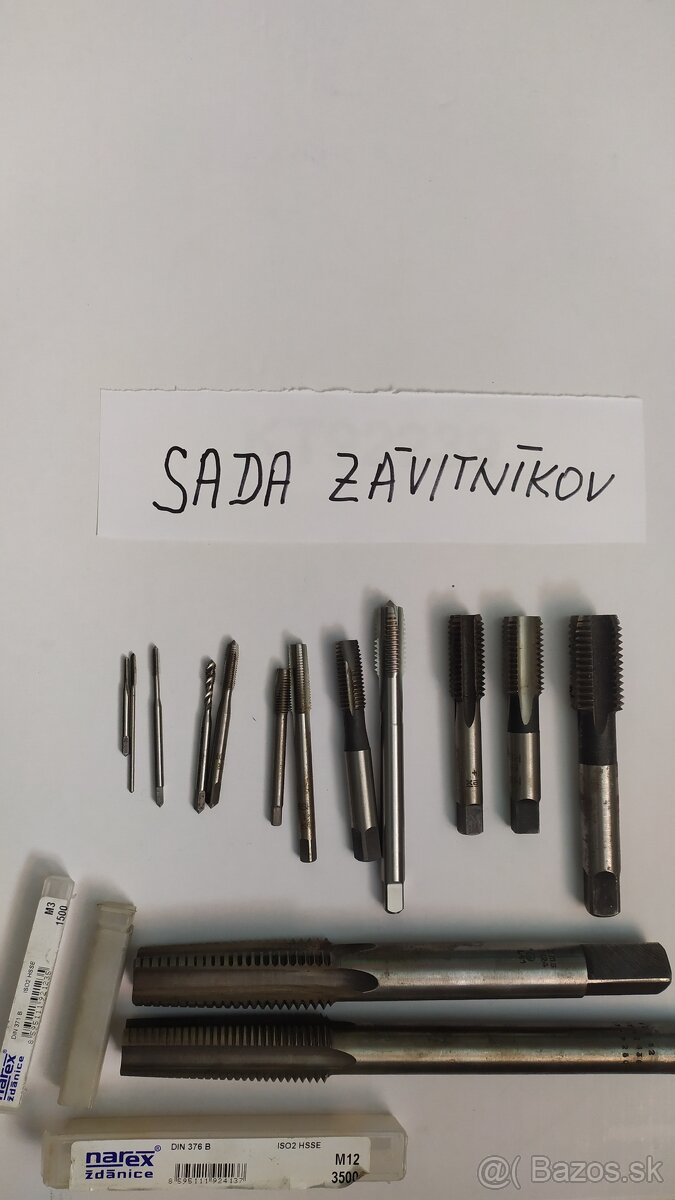 Závitorezné náradie a meradlá - 2