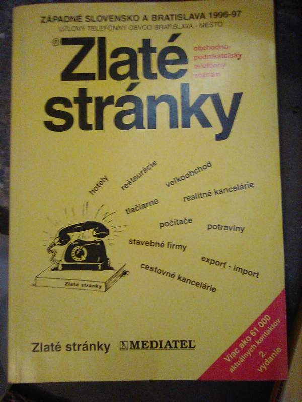 Zlate stránky,Notex - 2