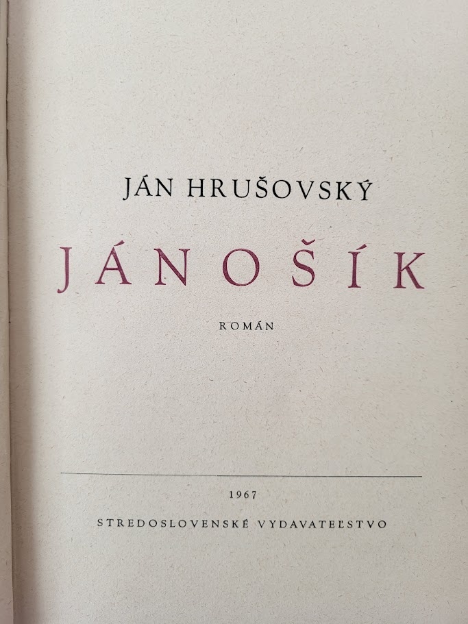 Ján Hrušovský - Jánošík - 2