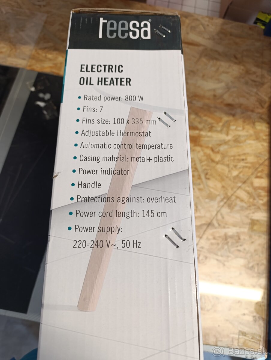 El.olejový radiátor 800w tsa8035 - 2