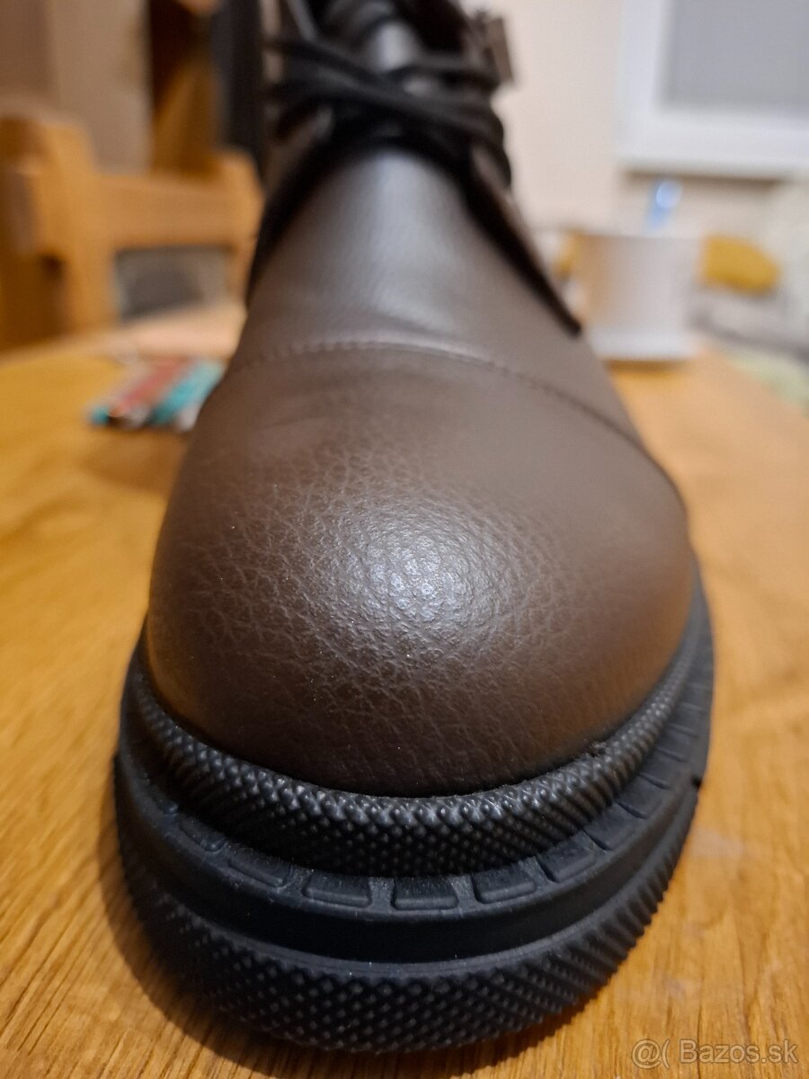 Vyššie koženné topánky - 2