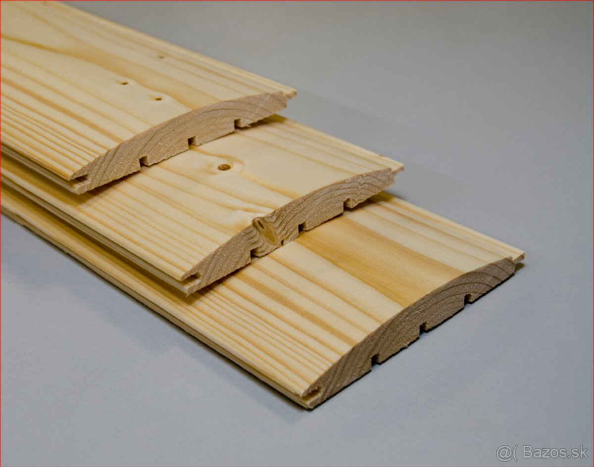 #68 Zrubový profil, Pologuľatý profil, Palubky 0949449753 - 2