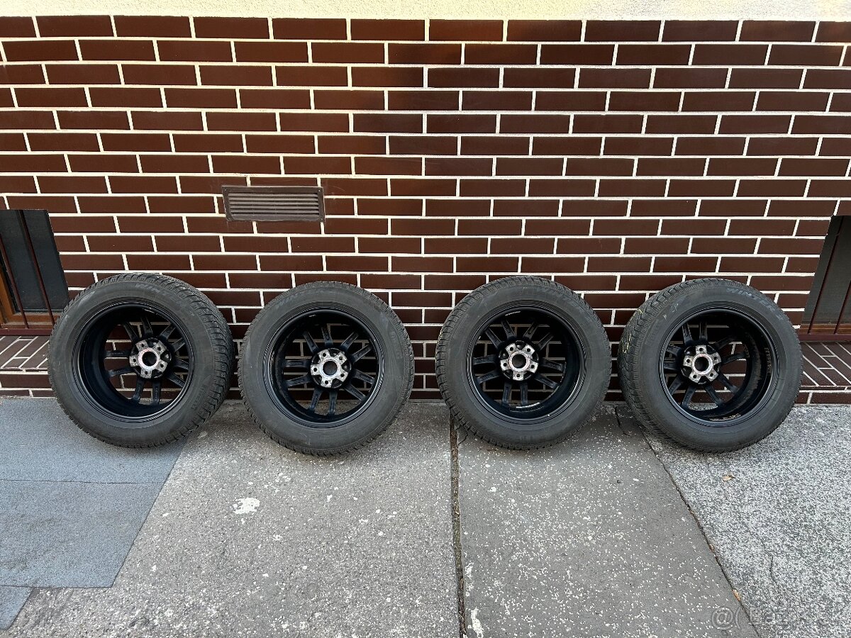 Sada ciernych Aludiskov 16” a Zimné pneumatiky 205/60 r16 ; - 2