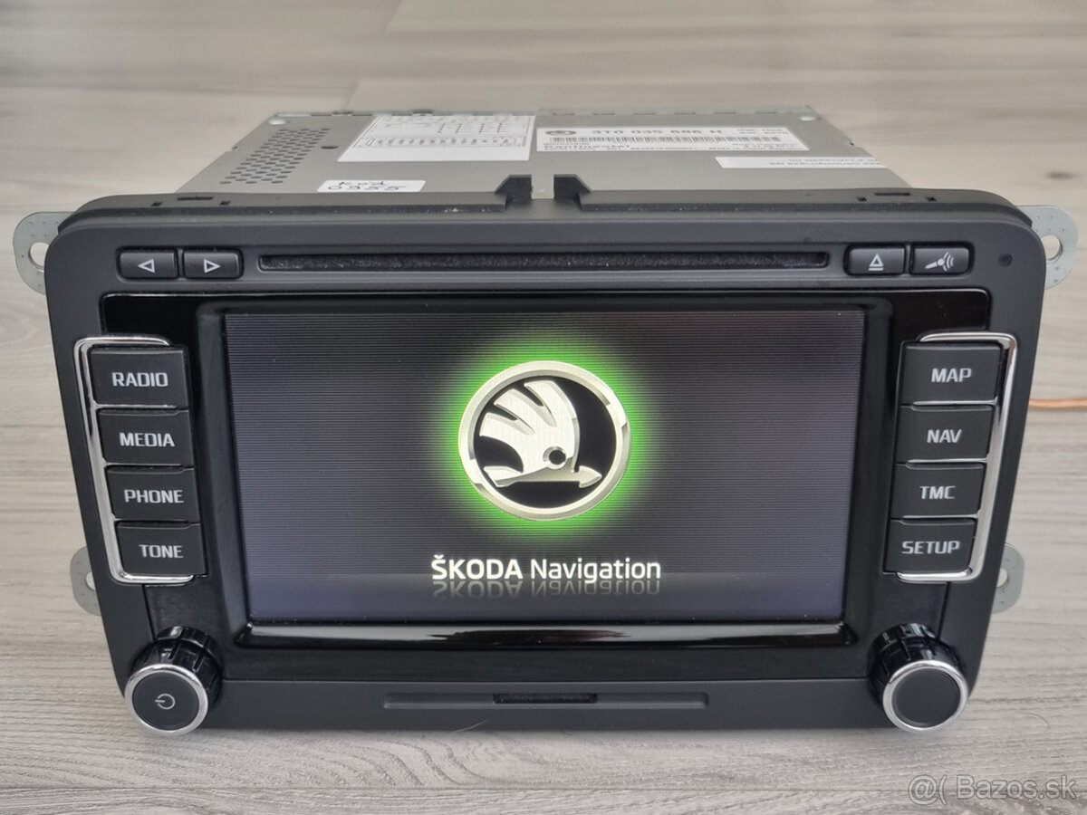 Skoda Columbus 2014 RNS510 Navi LED SSD Mapy V17 2020 - 2