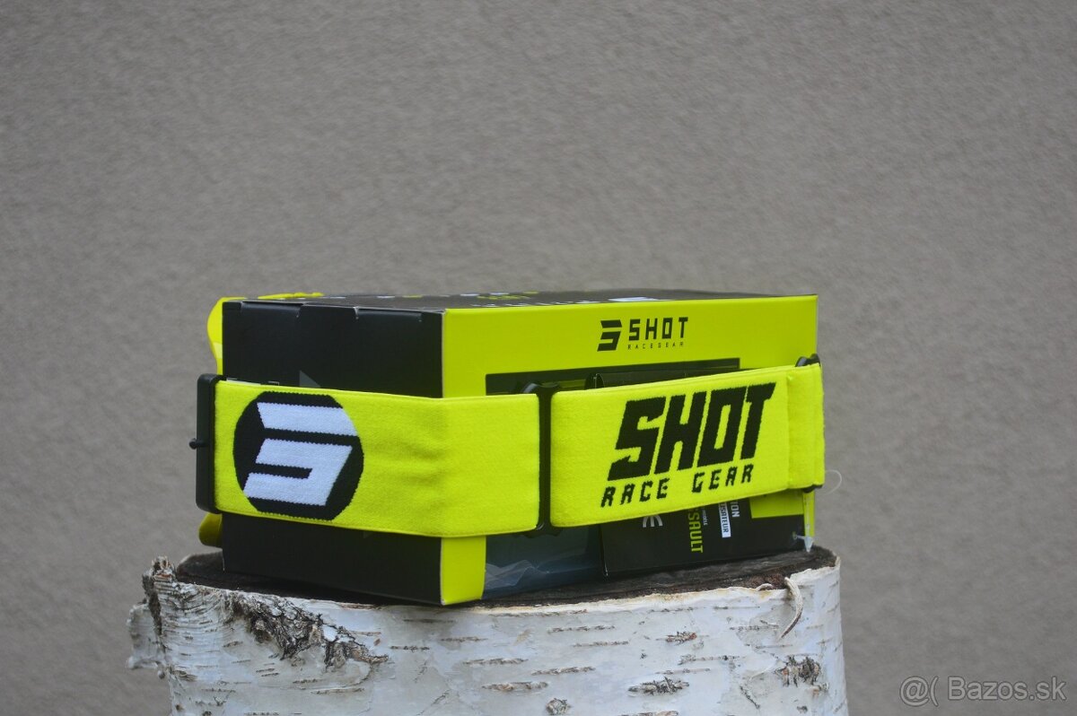 SHOT lime žlté okuliare zr sklo strieborné - 2