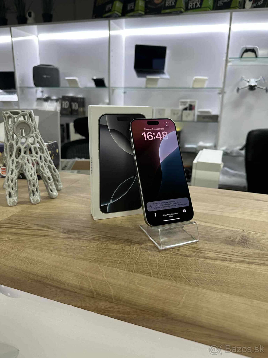 iPhone 16 Pro Max 256GB vo farbe biely titan - 2