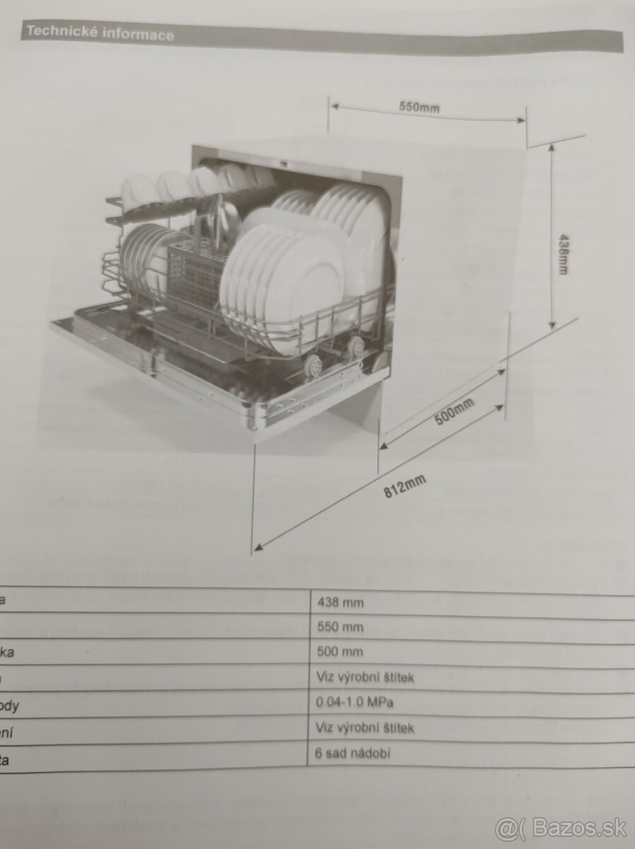 Umývačka riadu - 2
