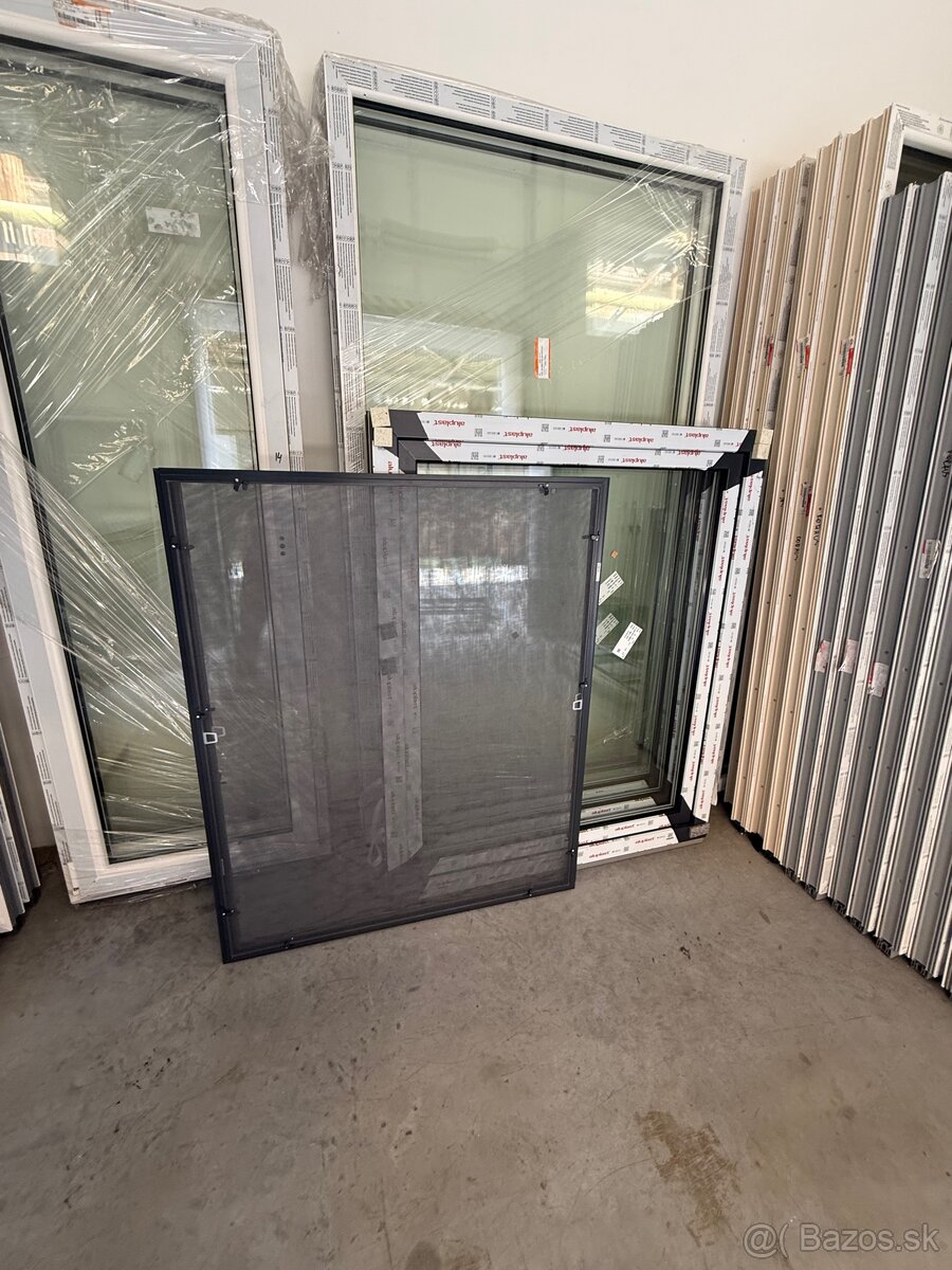 Plastové okná, antracit/biela,nové - 2