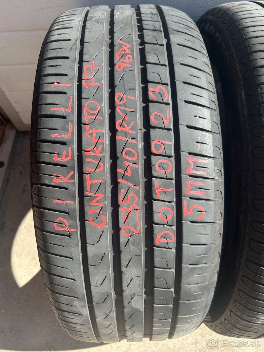 235/40 R19 PIRELLI letné - 2