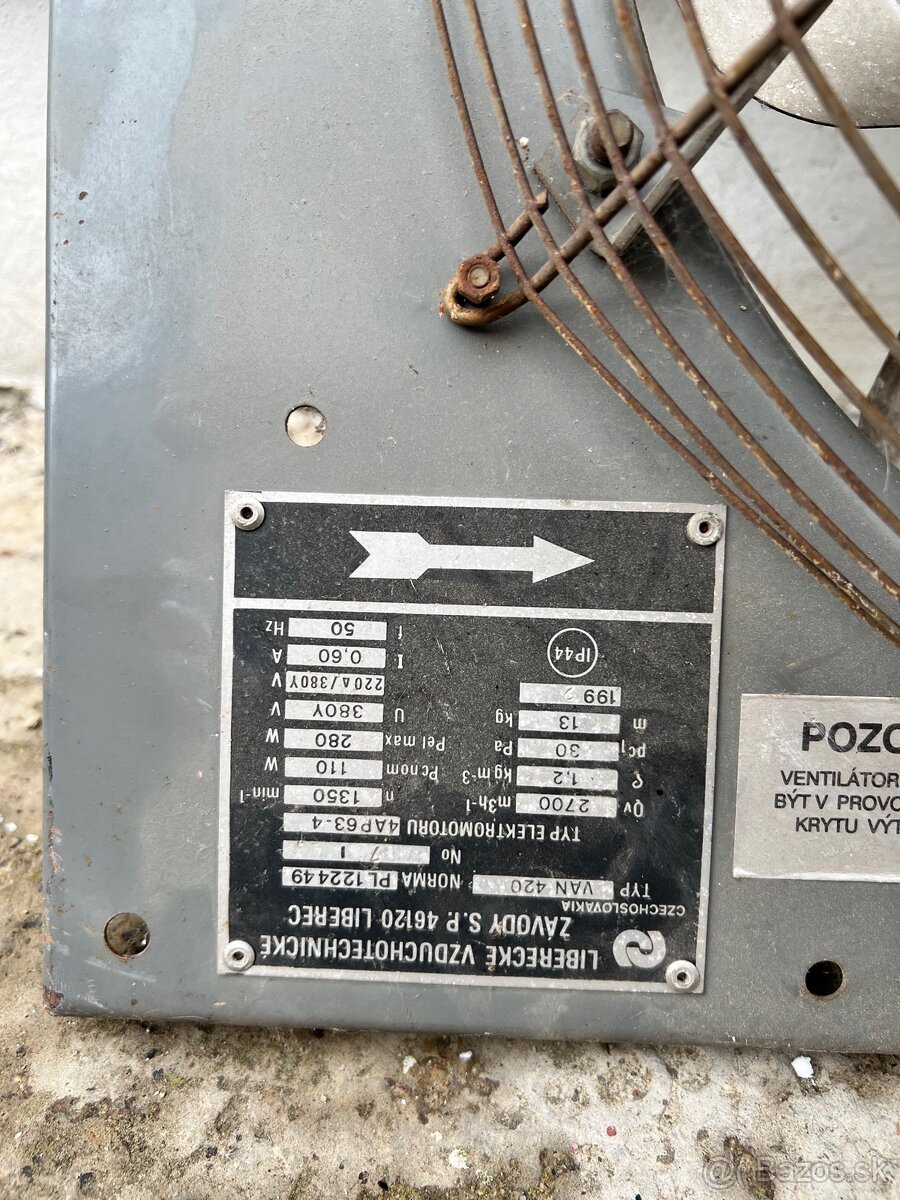 Priemyselný ventilátor - 2