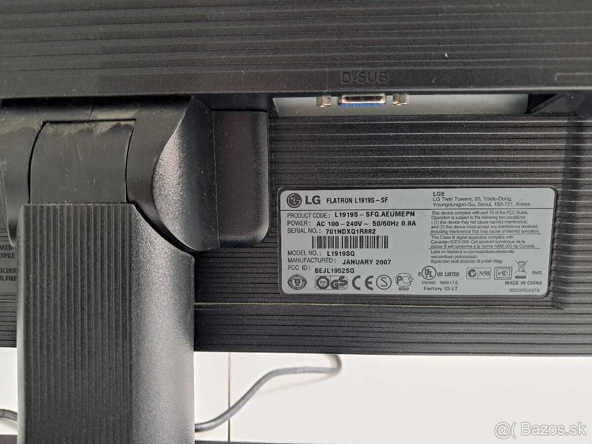 LG flatron L 1919S - 2