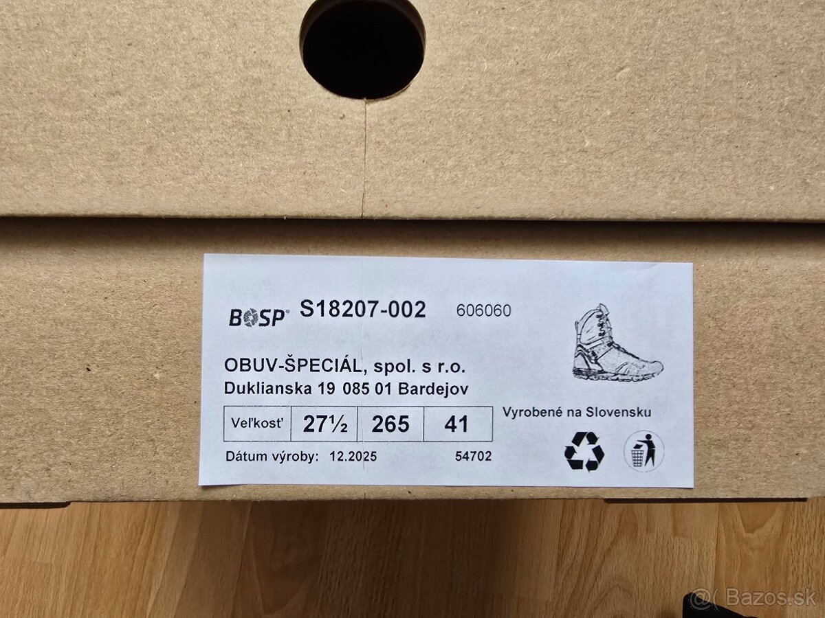 Taktická obuv BOSP vysoká 41 - 2