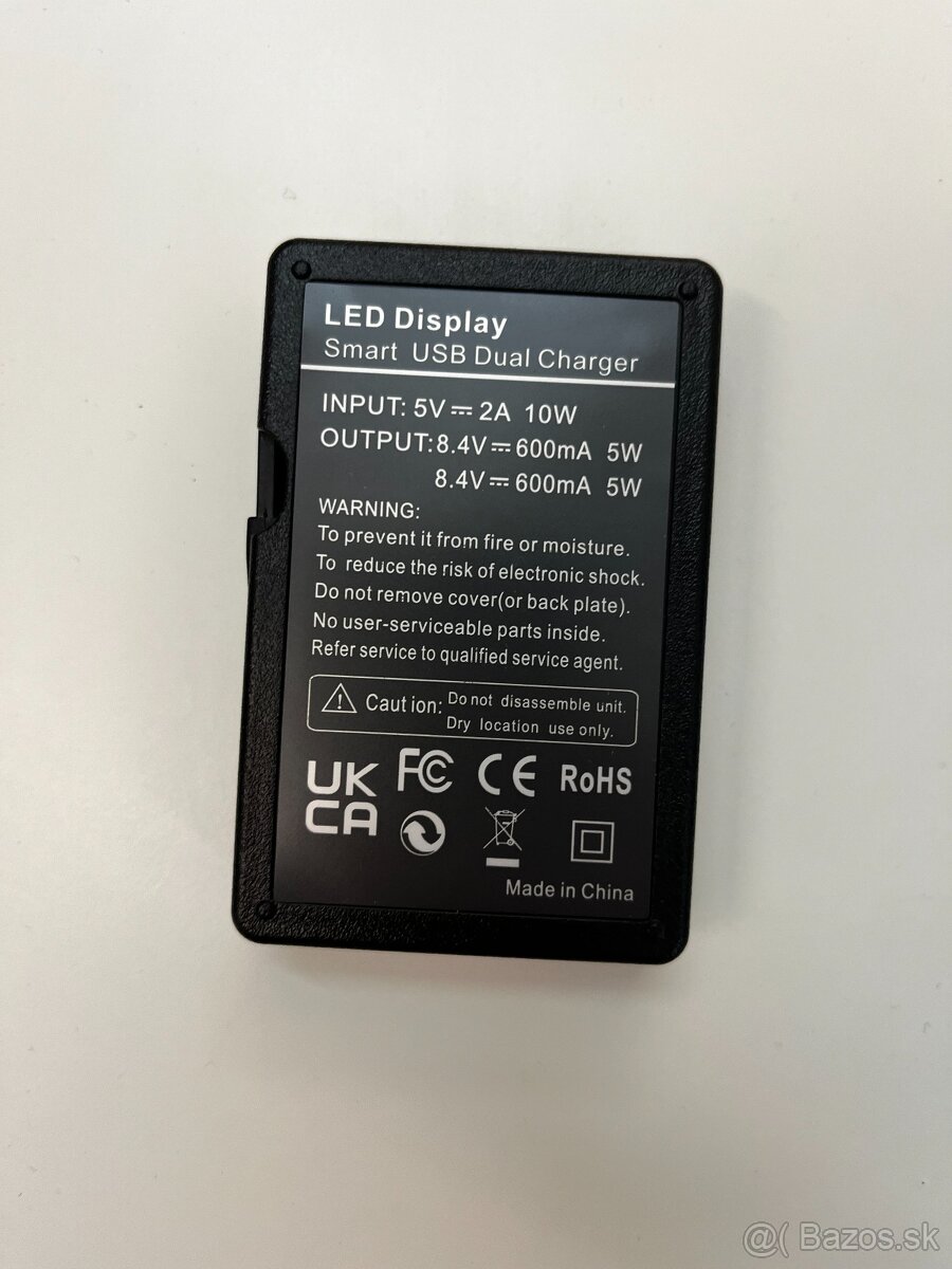 Dual nabíjačka pre batérie Olympus BLN-1 - 2