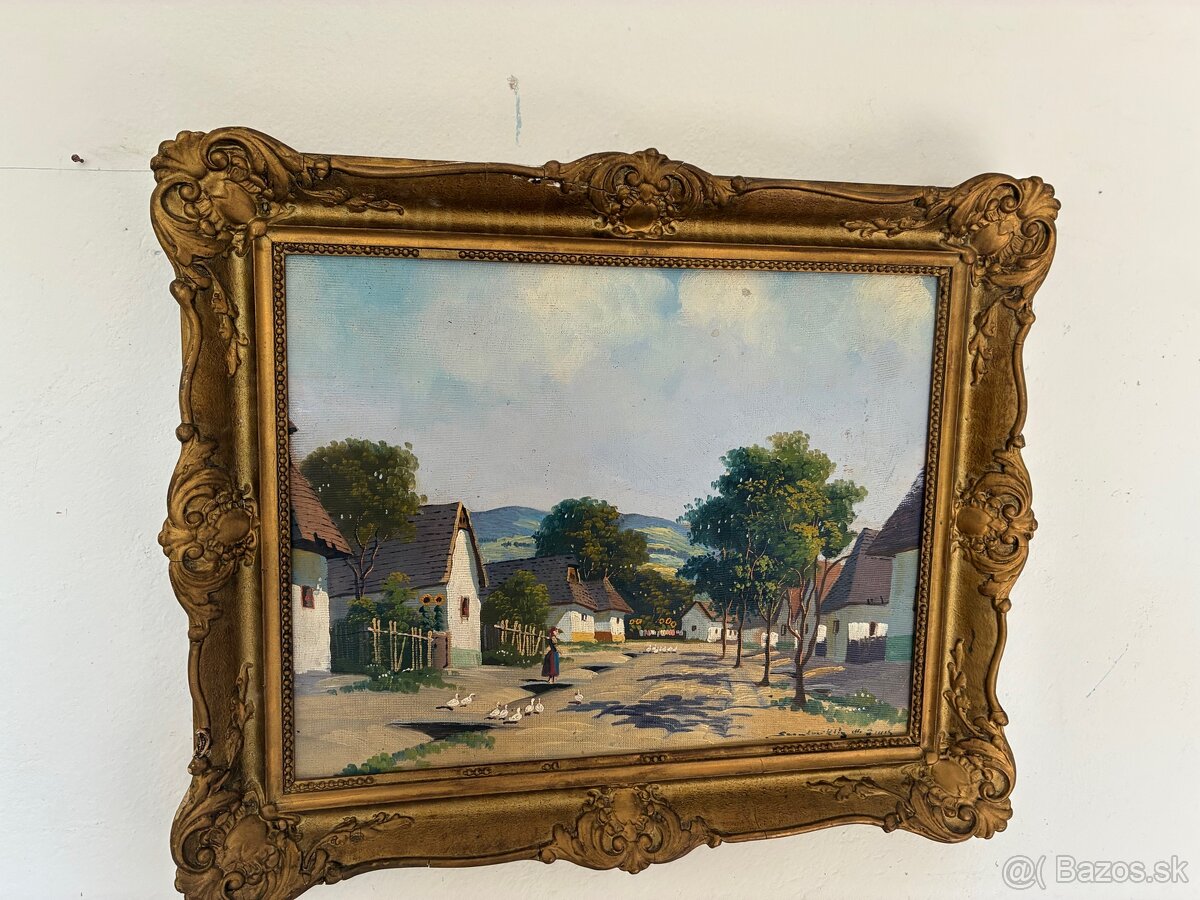 Olejomaľba na doske - 2