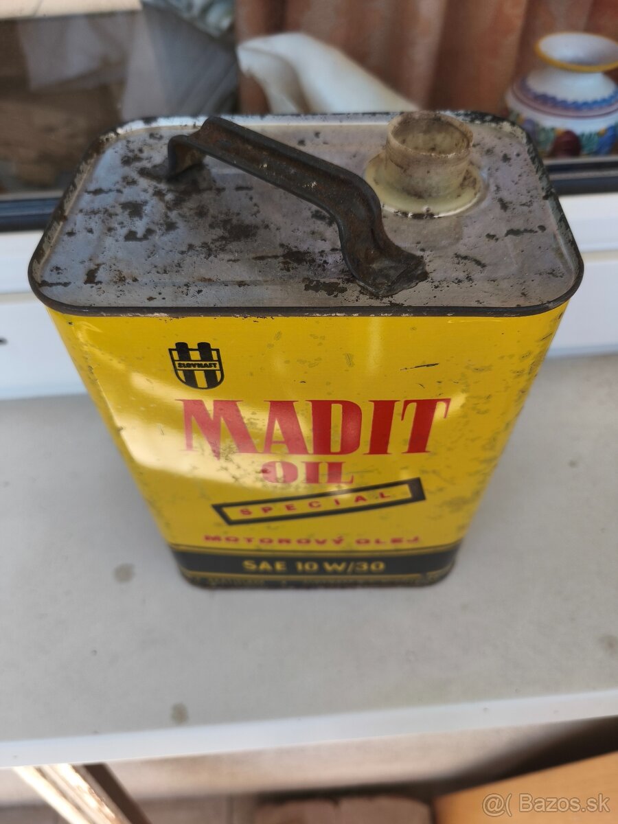 Stará plechovka od oleja Madit - 2