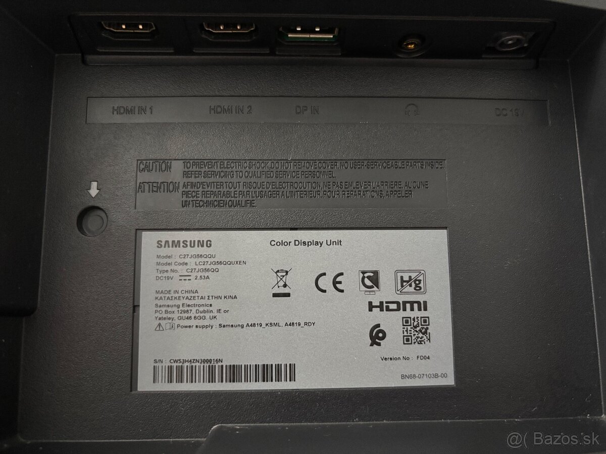 Samsung – 27" QHD, 144 Hz, zaoblený - 2