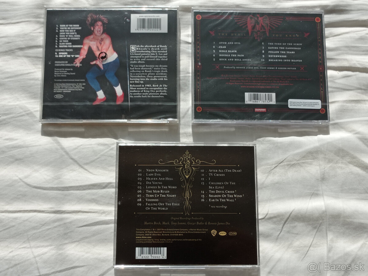 CD Ozzy Osbourne, Heaven & Hell, Black Sabbath - 2