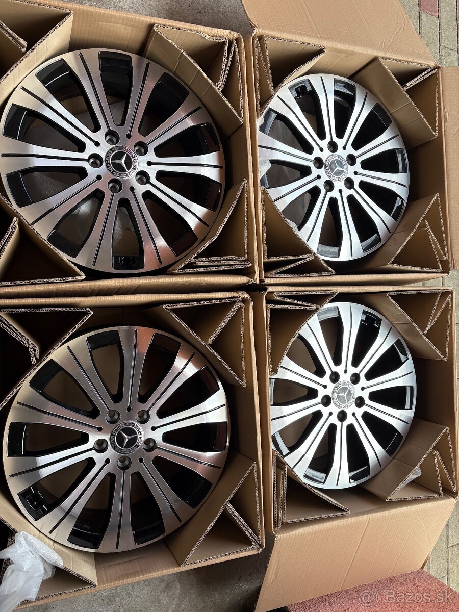 Originál sada diskov Mercedes 5x112 6,5x18 - 2