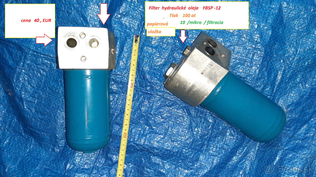 HYDAC filtre hydrauliky pracovných strojov - 2