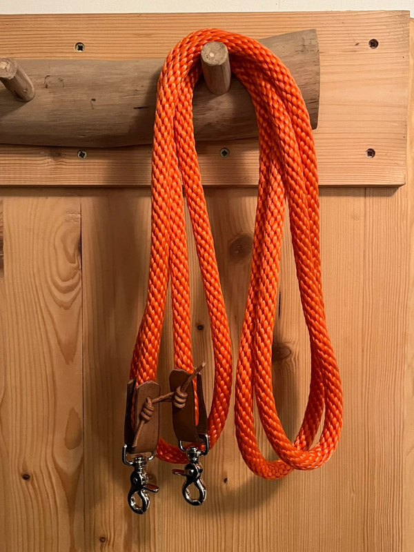 Lanové oťaže oranžové - 2