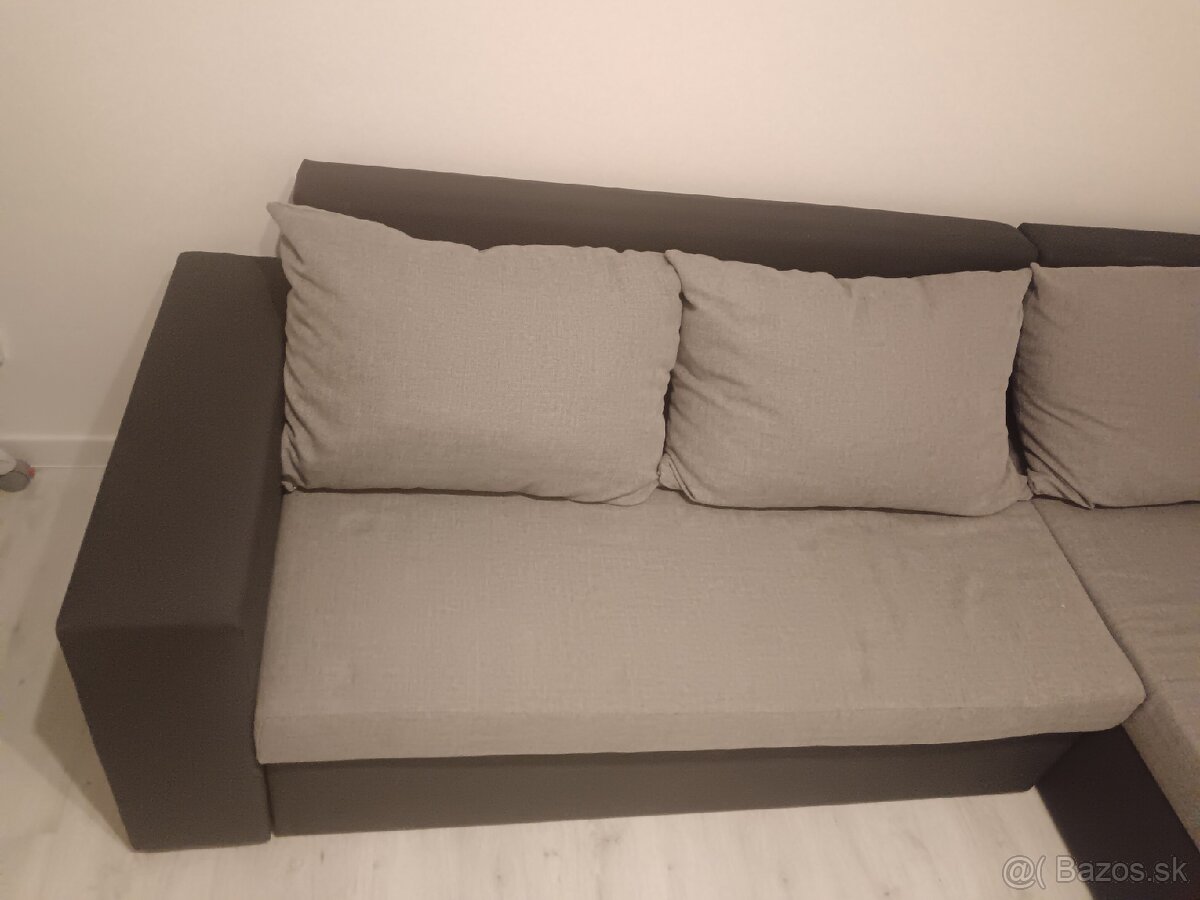 Rozkladací rohový gauč práva strana. - 2