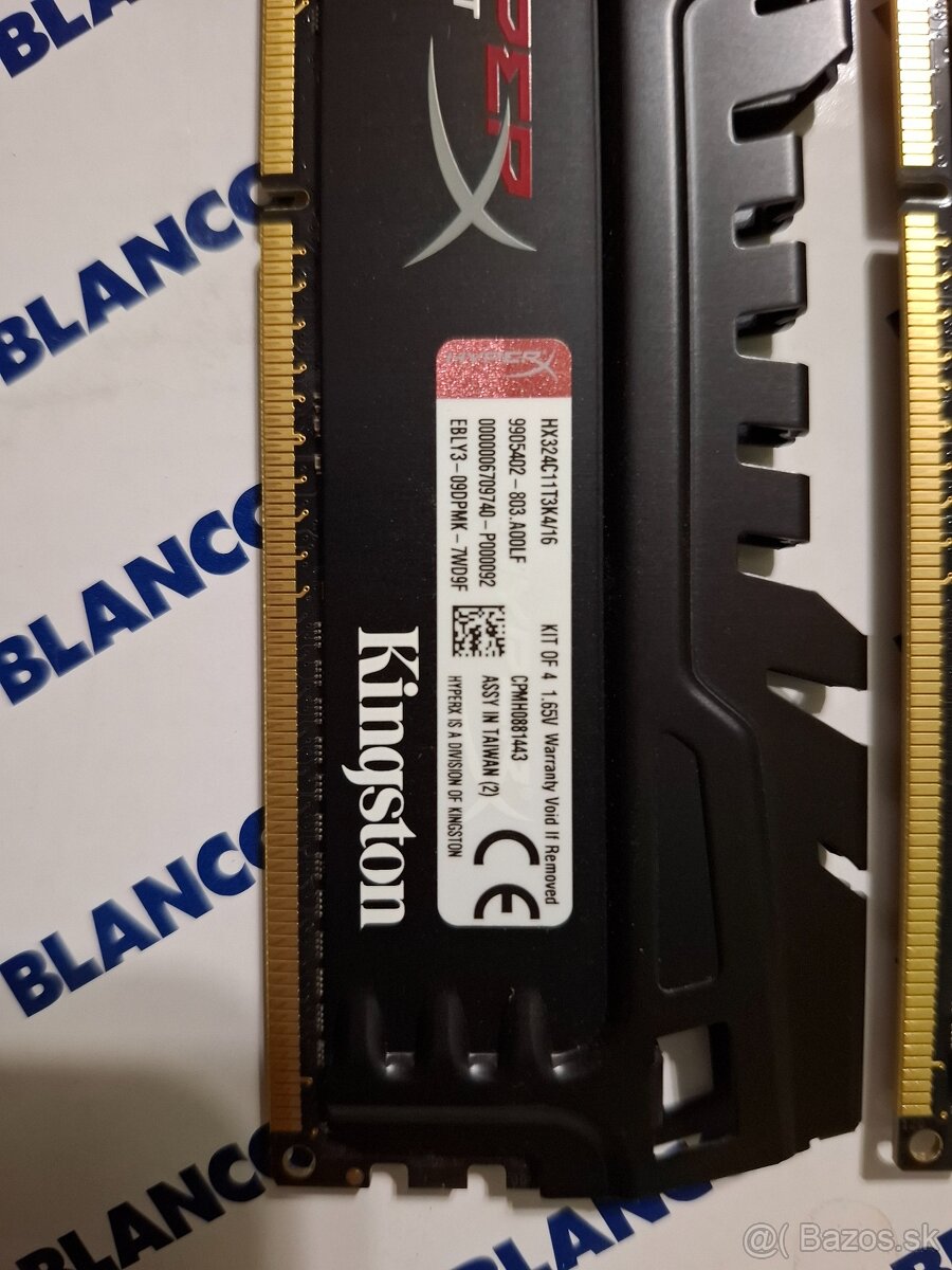 Kingston 16GB KIT DDR3 2400MHz - 2