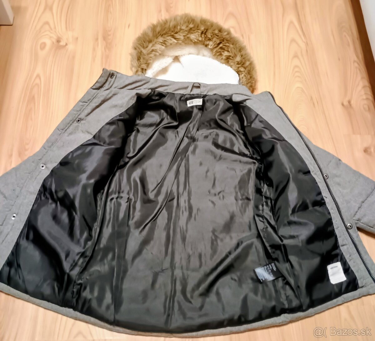 Zimná bunda s kapucňou veľ. 140 - 2