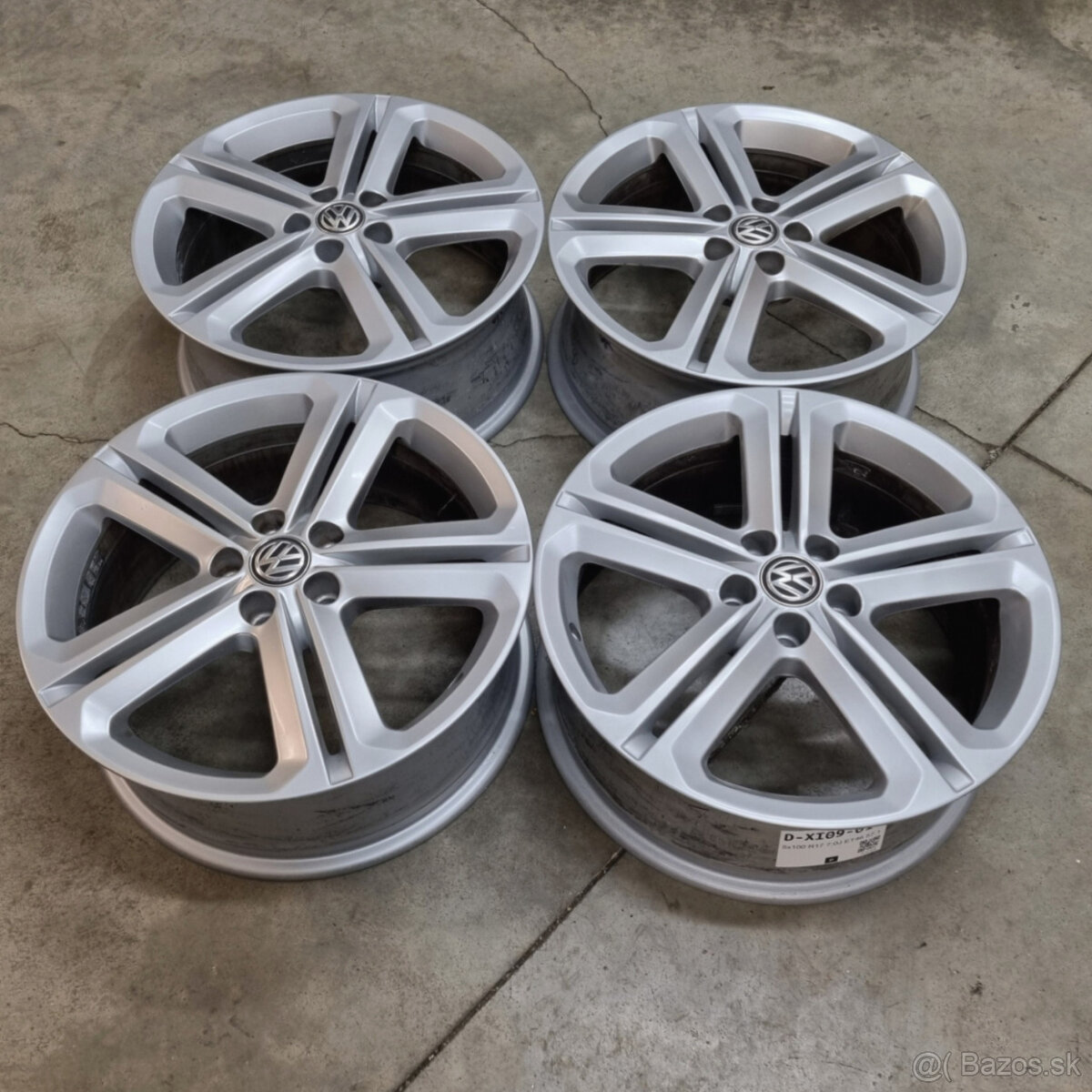 Hliníkové disky 5x100 R17 7J ET46 - 2