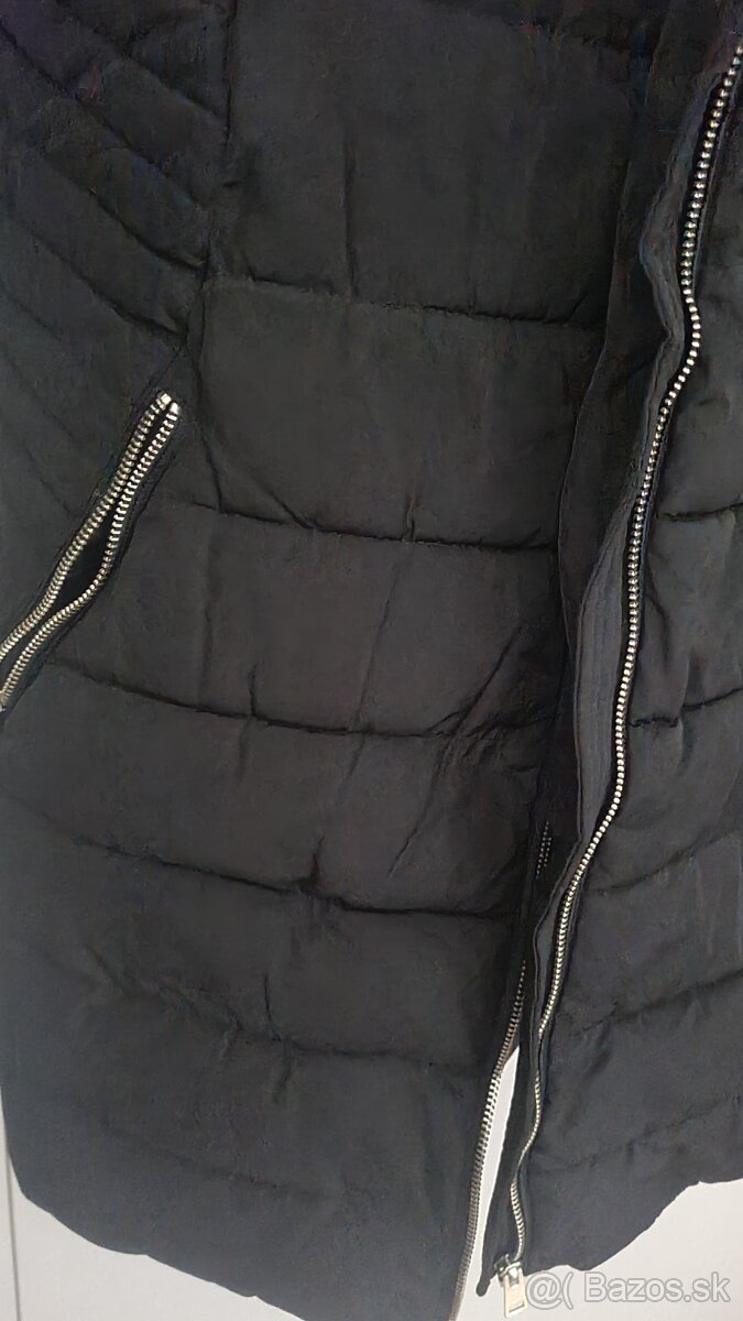Čierna zimná bunda - 2